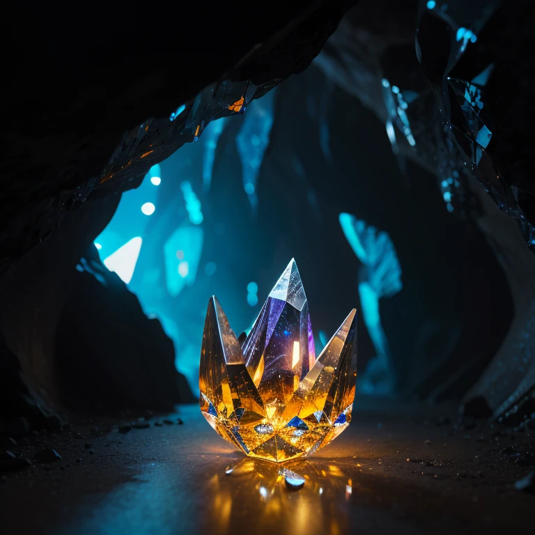 best quality, masterpiece, highres, detailed,
Crystal Caves, shining crystal,
depth of field,
professional lighting,