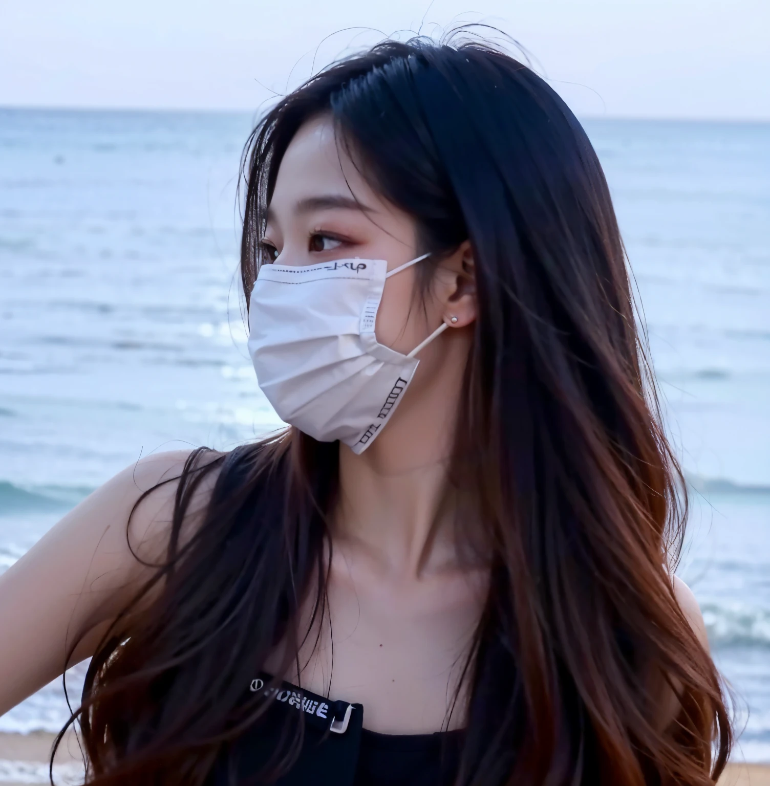 Couple standing on the beach, blackpink jennie, Jisoo from BlackPink,Jisoo from Blackpink, Bae Xiuzhi, blackpink jisoo portrait, Jiama Chan, crystal, josie from blackpink