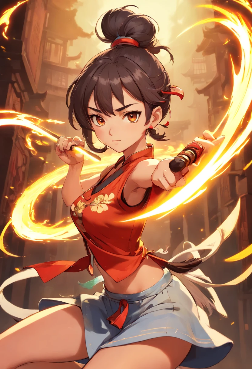 Kung FU girl Blade and soul sexy pose