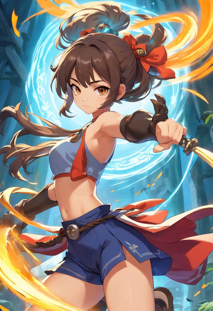 Kung FU girl Blade and soul sexy pose