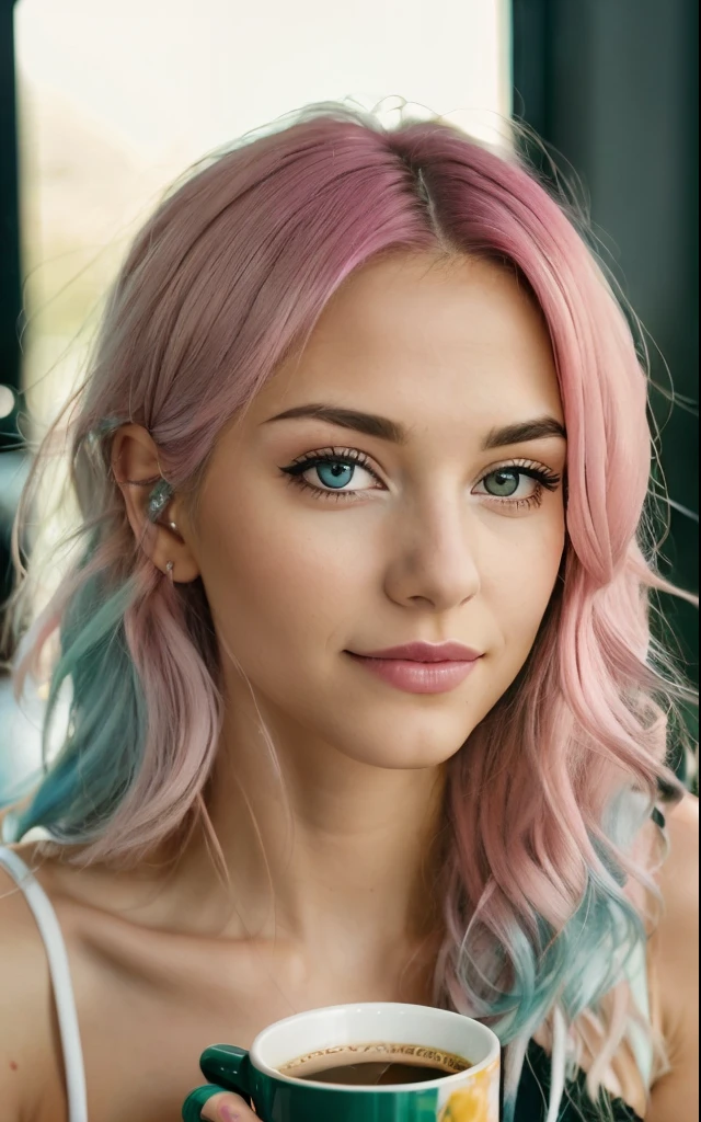 pink hair