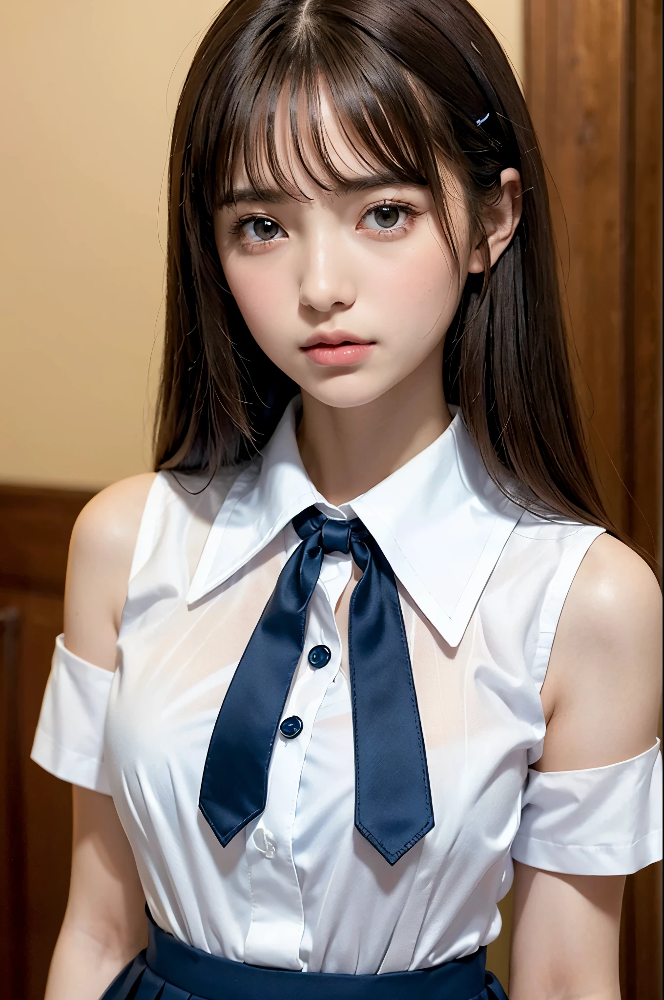 8K, Best Quality, Masterpiece: 1.2), Realistic, Ultra High Resolution, Intricate Details, 1 Girl, Beautiful Face, Pajamas, Upper Body, Standing, Wide Angle Lens, Surreal Schoolgirl, Surreal Schoolgirl, Realistic Anime 3 D Style,, Smooth Anime CG Art, 3 D Anime Realistic, Beautiful Anime High School Girls, Realistic Anime, Realistic Young Anime Girl (8K, Best Quality, Masterpiece: 1.2) Sakimichan HDRI, Pajamas, Lace, Shoulders, Bare shoulders