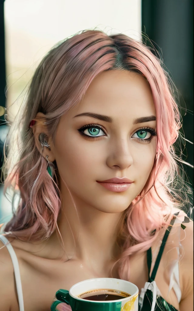 "(best quality, ultra-detailed, realistic:1.37), green eyes, detailed eyes, eye repair, beautiful eyes and face"
