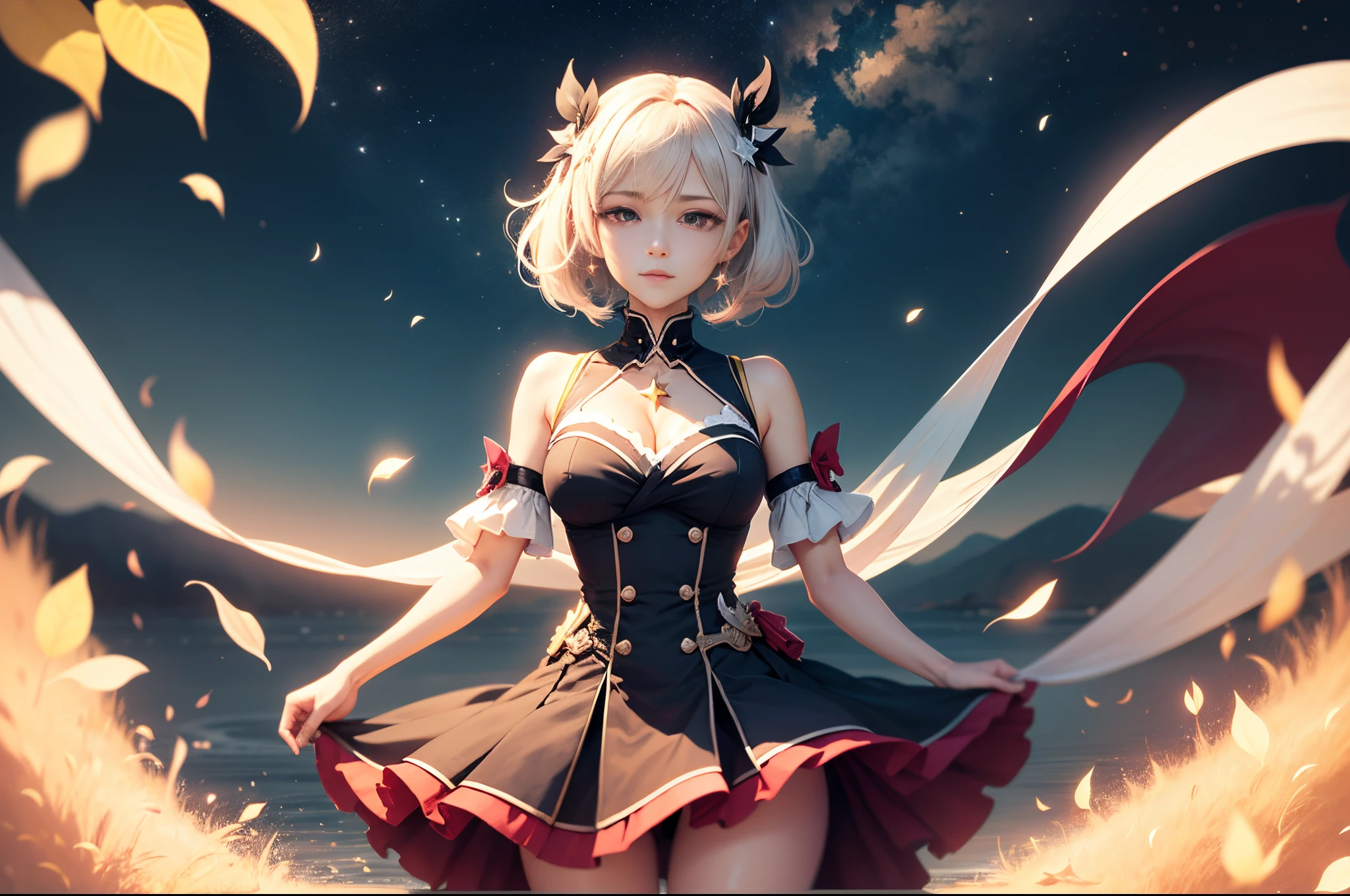(masutepiece), (Best Quality), Bronya Land, Bronya Land (Honkai Star Rail), Delicate and beautiful, Dynamic Angle, floating, Soft light