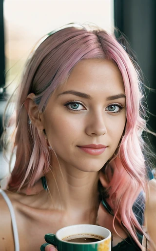 pink hair