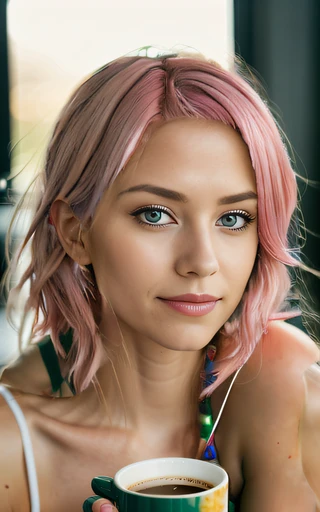 pink hair