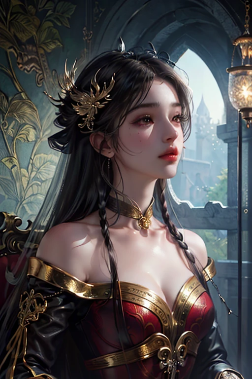 Mediums,(A hyper-realistic), (illustratio), (hight resolution), (8K), (ighly detailed), (The best illustrations), (beatiful detailed eyes), (top-quality), (ultra-detailliert), (masterpiece), (wall-paper), (详细的脸)
