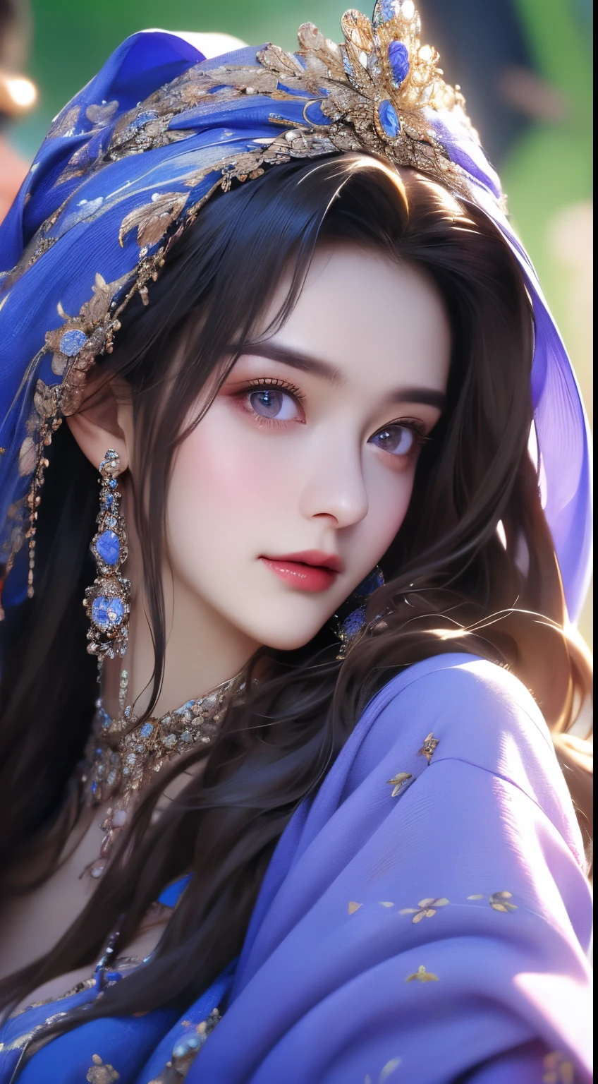 ((Best quality, 8k, Masterpiece :1.3)), 1girl, smiling, full body, slim face, Pretty woman, (Dark brown hair), full length dress :1.1, Ultra-detailed face, Detailed eyes, Double eyelid, blur background, slim face, city, outside, street,