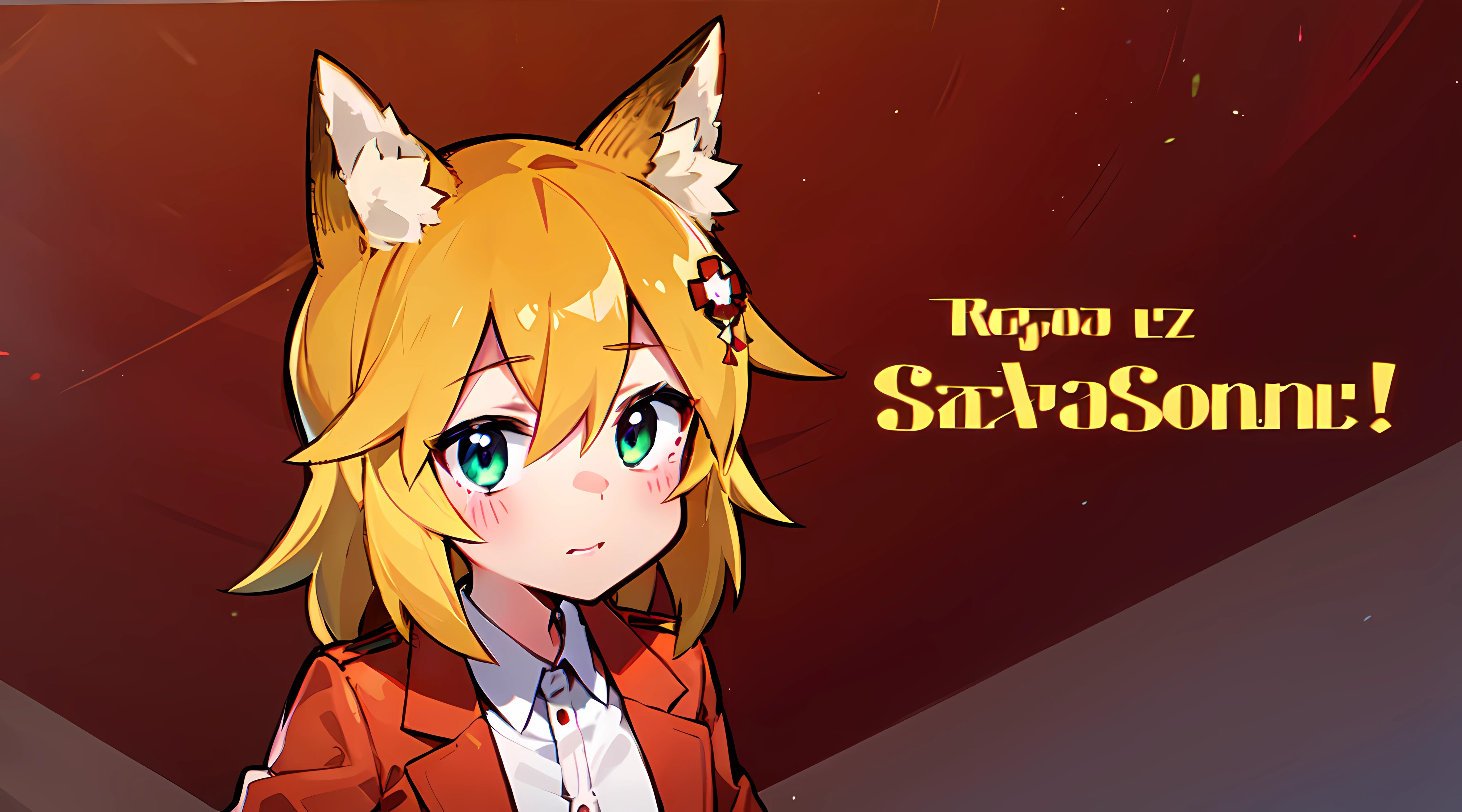 A doujinshi cover with a The werewolf of the bartender and the guest's Red Riding Hood, furry, kemono, with some elements of comedy manga,