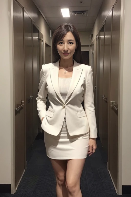 谷間　熟女　ミニスカ 