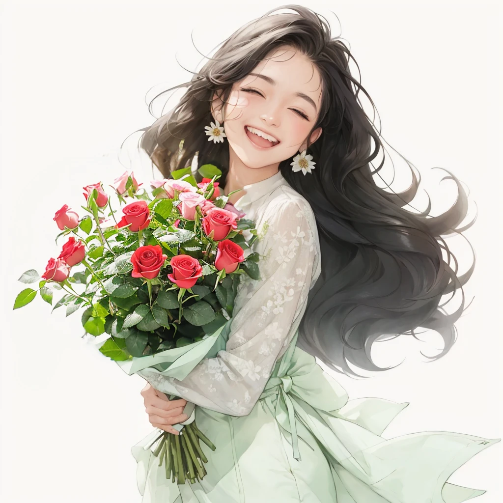 Farbe々colorful rose flowers