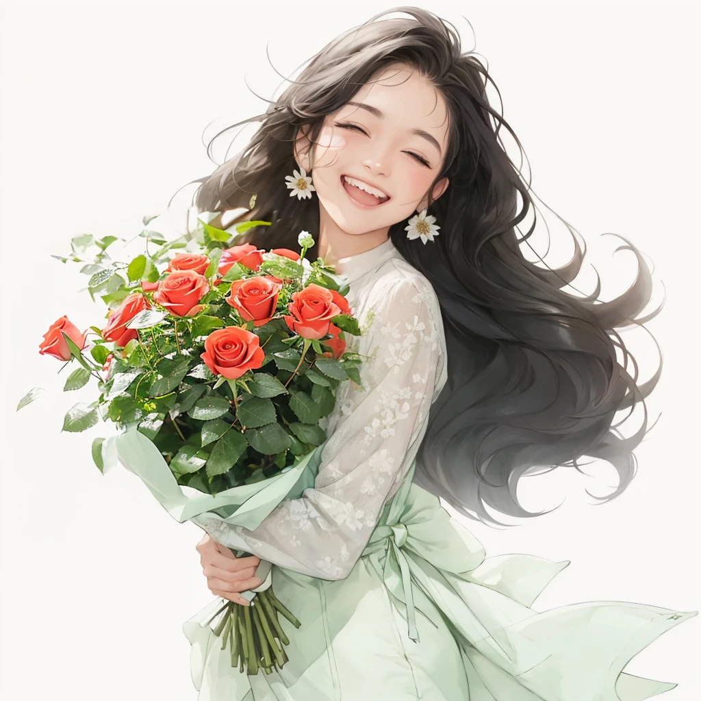 Farbe々colorful rose flowers