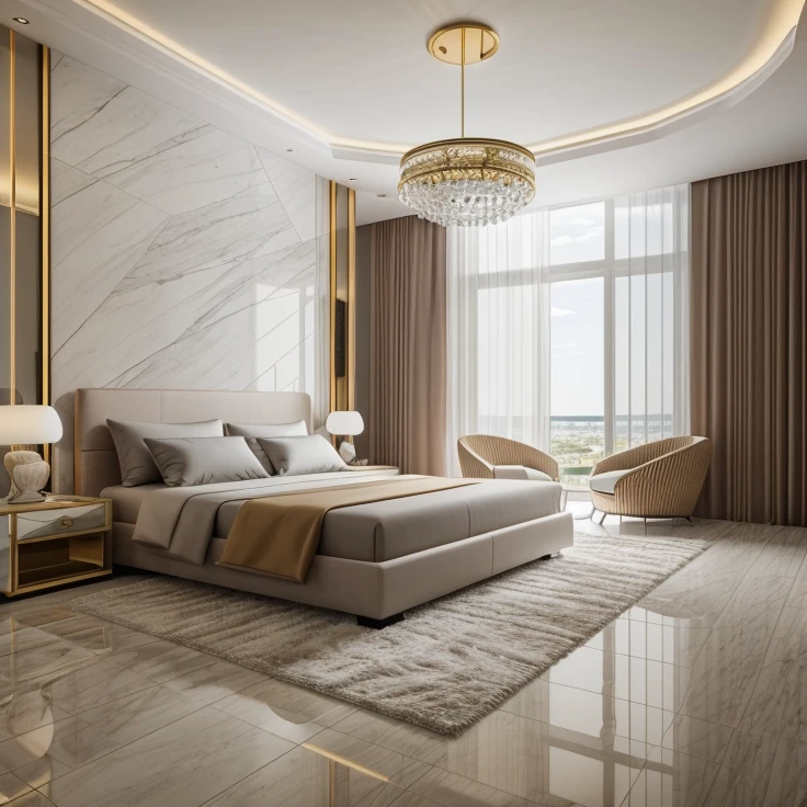 "luxo, Modern interior design of the room with a bit of sophistication and elegance.",dia, 8k UHD, DSLR, soft lighting, alta qualidade, filmic grain, Fujifilm XT3