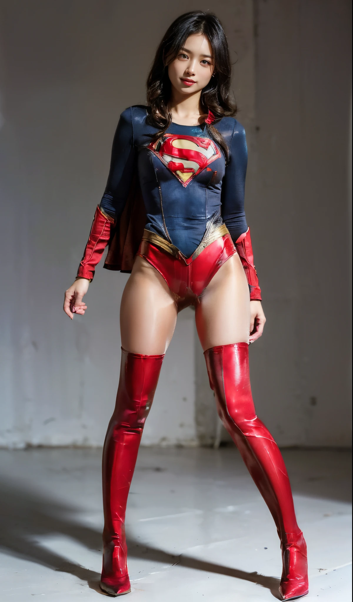 and draw the full body、Wearing black stockings、Suffering、decedent、die、Falling down、Are sleeping、s asleep、Safari Naus always opens randomly.、Drool is always dripping from my mouth、Asian Beautiful Girl、(((Wear black tights on your beautiful legs.)))、(((Legally express the beauty of your smile)))、((((Make the most of the original image)))、(((Supergirl Costume)))、(((a short bob、beautiful hairl)))、(((Suffering)))、(((Feet must necessarily be worn with black tights)))、(((You need to wear red boots)))、((Top image quality、8K))、((top-quality、8K、​masterpiece:1.3))、(((Keep Background )))、Crisp focus:1.2、Beautiful woman with perfect body shape:1.4、Slender Abs:1.2、Highly detailed facial and skin texture、8K、beauty legs