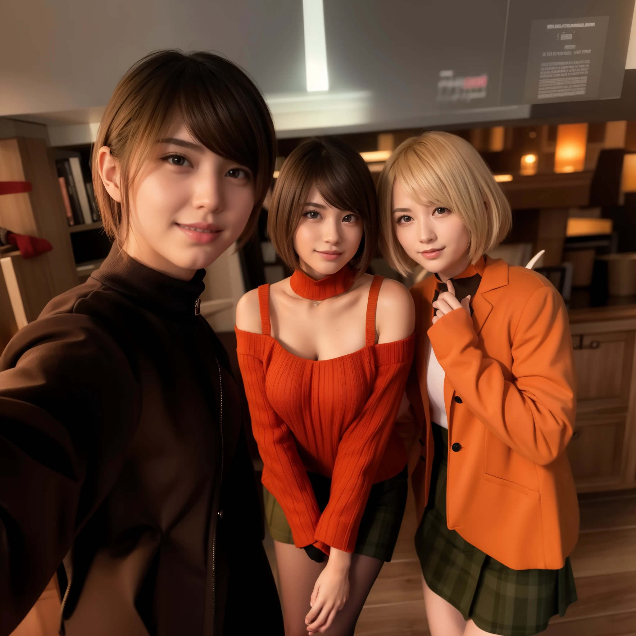 Perfect hand, Elegant style hands, orange jacket