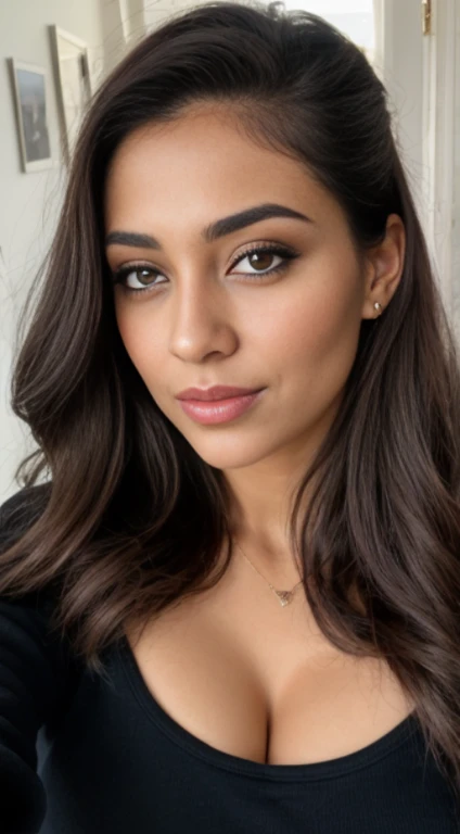 Hyperrealism, Full body, Iranian, cute face, Super Fine Face, girl, nice lips, pretty face, 30 years old, pretty eyes, hot, brown hair, fittness, blue jeans, red hoodie. dark eyes, white skin, luxury.