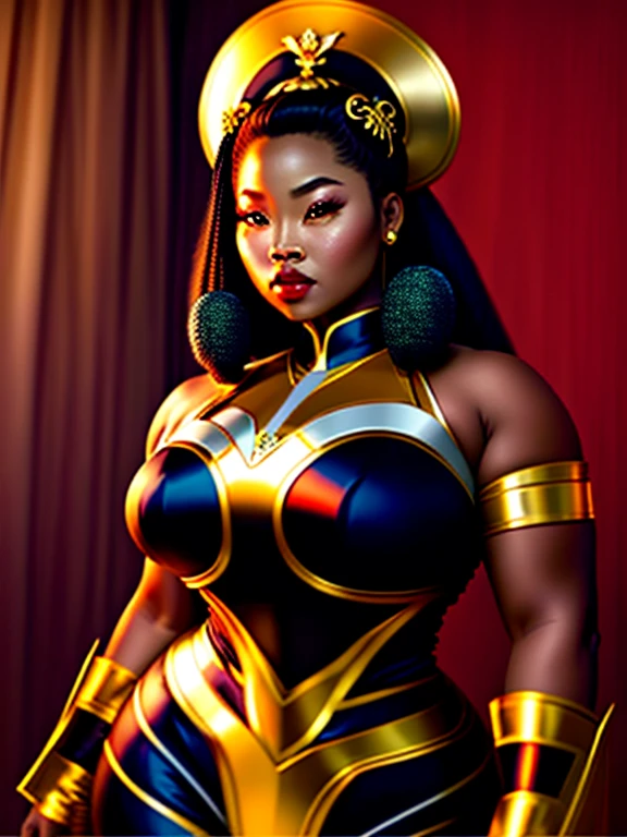 Afric Chun-Li, curvy model