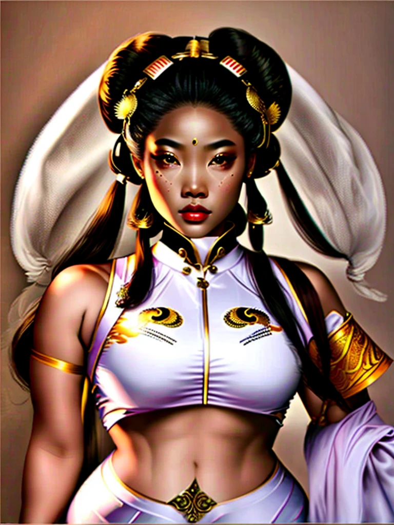 Afric Chun-Li, curvy model