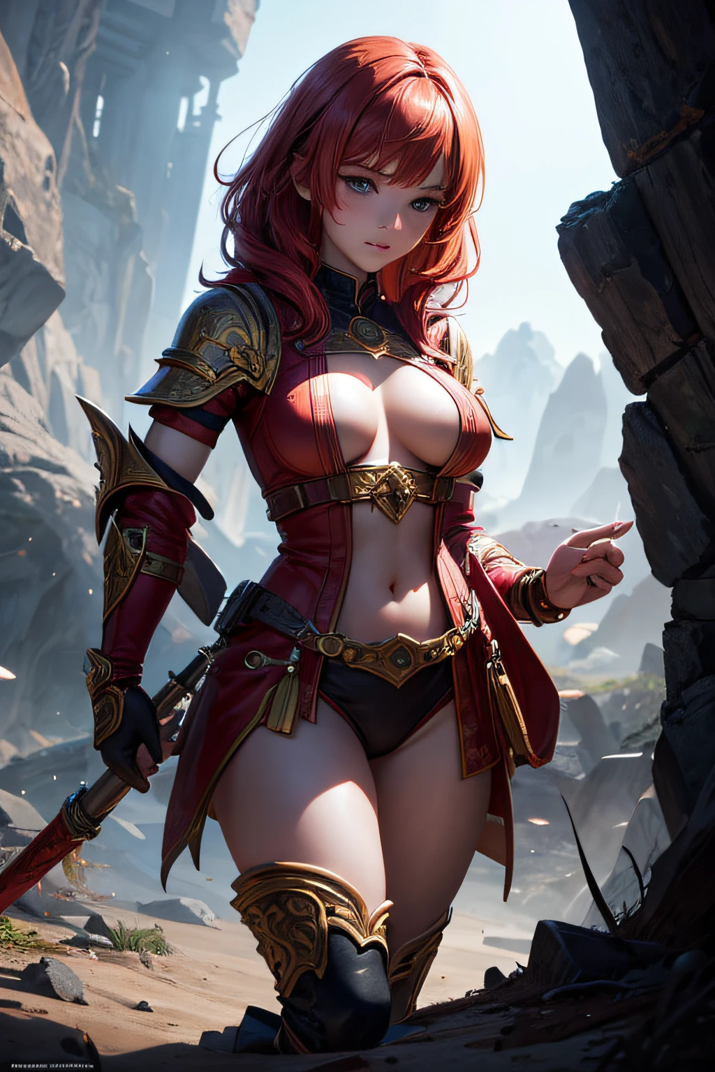 young teen girl, european girl, red hair, fire mage, sorceress, fire goddess, fire covering her body, controling all fire around her, makes balls of fire around her body, ancient cave in background, sexi, small breasts, , highly detailed, vibrant appearance, creative behavior, extremly detailed, imaginative, sensual, spontaneous, highest quality, skin texture, intricate details, (cinematic lighting), RAW photo, 8k, masterpiece,best quality,ultra-detailed,very detailed illustrations,extremely detailed,intricate details,highres,super complex details,extremely detailed 8k cg wallpaper,