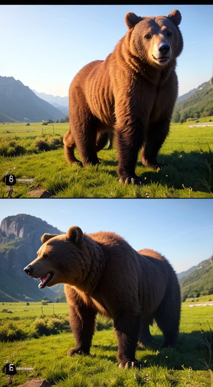 (Best Quality,4K,8K,hight resolution,masutepiece:1.2),Ultra-detailed,(Realistic,Photorealistic,Photorealsitic:1.37),viking warrior,fight with bear,fierce battle,Dense forest,Heavy armor,Sharp sword,blood splashing,Vivid colors, Dramatic Lighting,roaring warriors,Ferocious look,bear growl,massive bear,broken tree,leaves falling,Dense Foliage,hali々and presence,weapon sounds,Battle cry, hurry,ancient norse mythology,wasteland,wild animal instincts,Powerful strike,boldness,loud footsteps,crushing force,enterprise,natural beauty,breathtaking landscape,Unshakable strength,Majestic creatures,thrilling battle scenes,Epic clash.