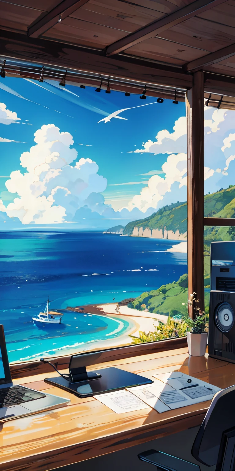 Drawing, pwrson, computer, paradise