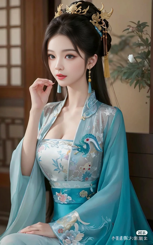 tmasterpiece, Best quality at best, (focused only), (s the perfect face:1.1), (high detal:1.1),One in a dress、Close-up of woman with dragon on head, On the cheongsam, gorgeous chinese models, Wearing ancient Chinese clothes, chineseidol, Matches ancient Chinese costumes, TRADITIONAL CHINESE COSTUMES, Chinese-style, beautiful fantasy empress, ChineseGirl, Chinese woman, On the cheongsam, cute women, Princesa chinesa antiga, China Princess, Traditional beauty,