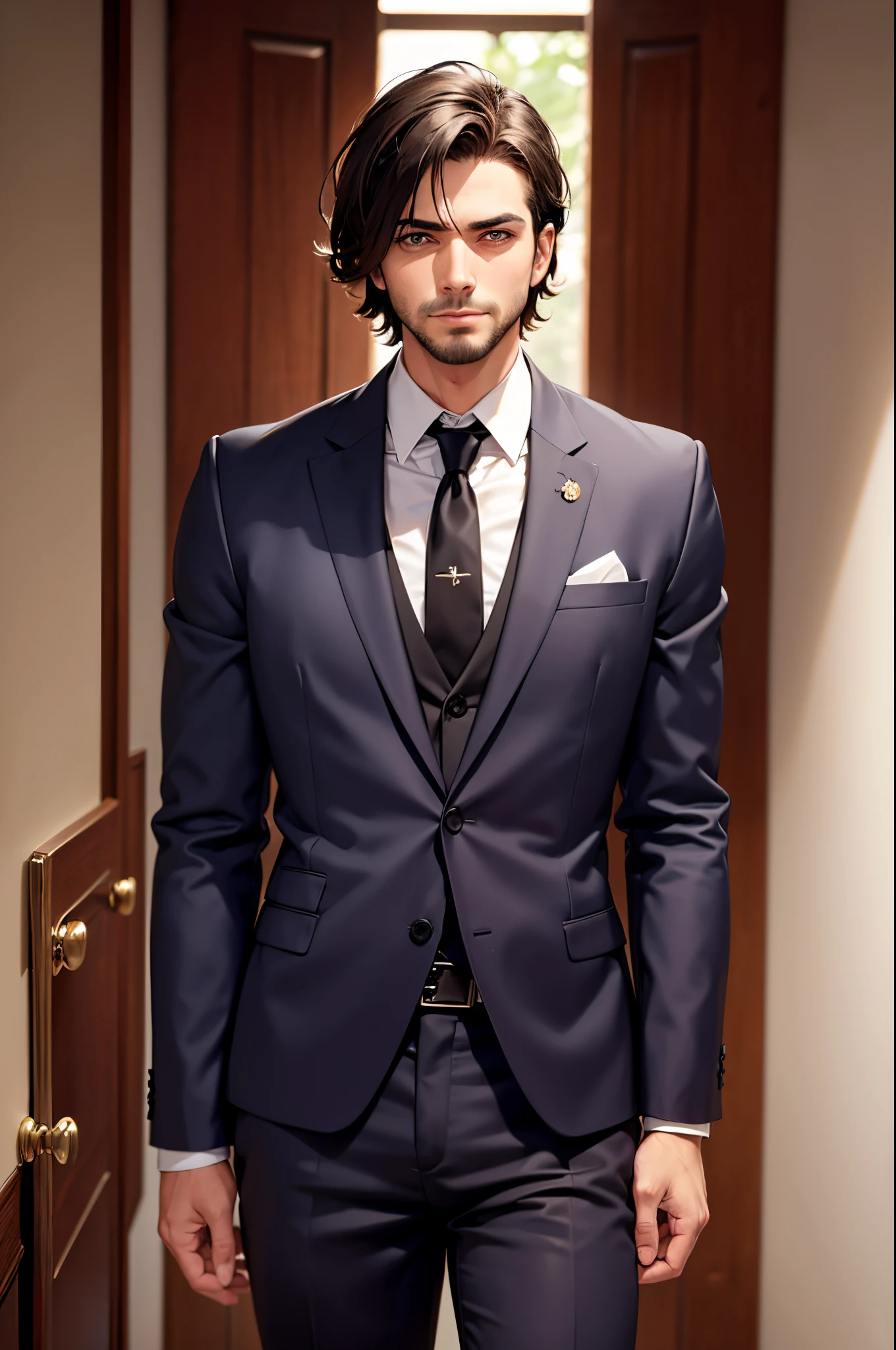 1man,(masculino), mature, roupas elegantes, (obra-prima, melhor qualidade: 1.2)
