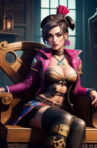 moxxi for bordelands, seat in the chair