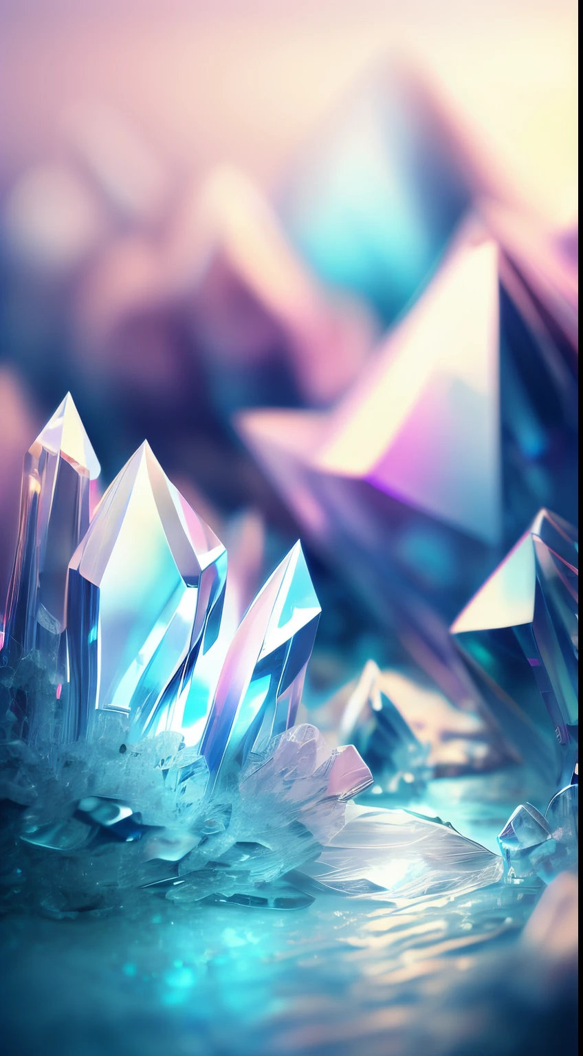 Product pictures of Brazilian Crystal Cave, Crystal cave with stibnite crystals, tmasterpiece, (Very detailed CG unified 8k wallpaper), (Best quality at best), (Most Best Illustration), (The best shadow), Background fluorite crystals and associated mineral crystals , Enigmatic Atmosphere, Surrounded by exquisite treasures and mineral structures, (particle effect), isometric 3D, octaneratingrendering, Ray traching, 超詳細