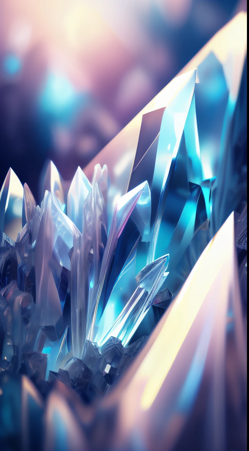 Product pictures of Crystal Cave, Crystal cave with stibnite crystals, tmasterpiece, (Very detailed CG unified 8k wallpaper), (Best quality at best), (Most Best Illustration), (The best shadow), Background fluorite crystals and associated mineral crystals , Enigmatic Atmosphere, Surrounded by exquisite treasures and mineral structures, (particle effect), isometric 3D, octaneratingrendering, Ray traching, 超詳細