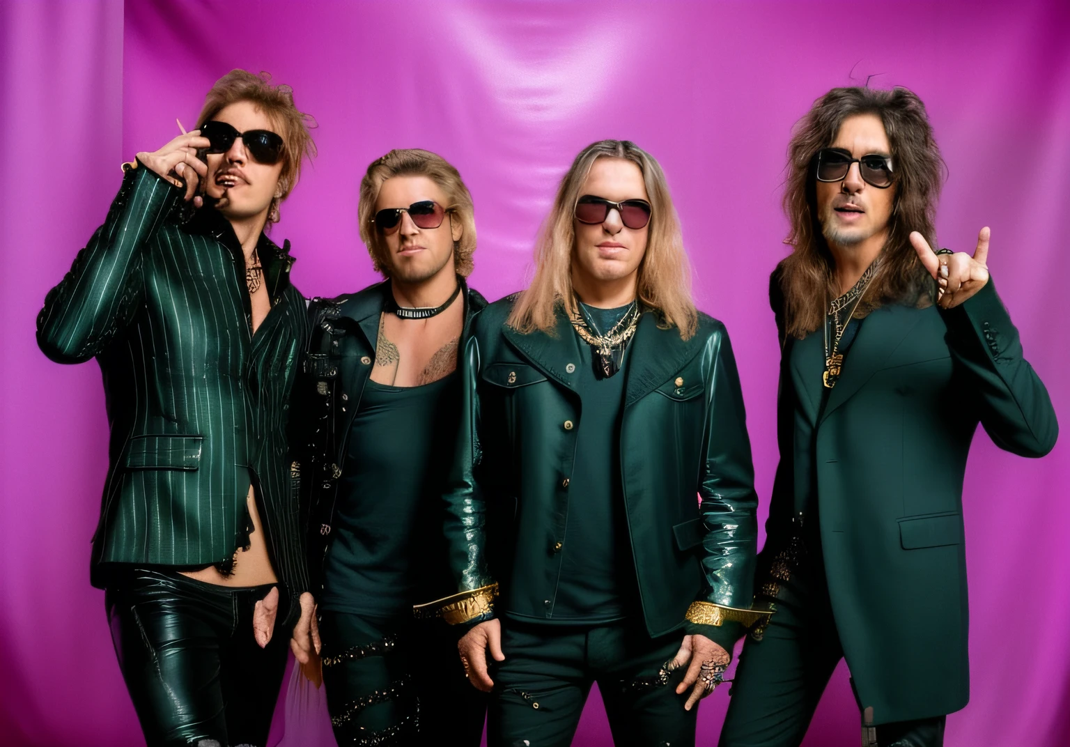 imagem arafed de um grupo de homens em preto e branco, roqueiros glam bebendo vinho, foto de imprensa, Foto promocional da banda de rock pesado, tiro de imprensa, foto promocional, estrela do rock, scorpions, rectangle, Borda a Borda, foto promocional, foto de alta qualidade, cabelos glam metal, beijar, photo shoot, paradise city, new wave of british heavy metal, finalmente