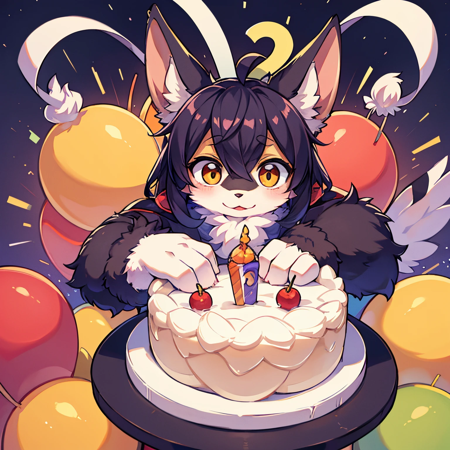 Furry says happy birthday Zyrax
