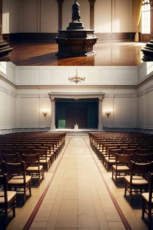 Characters stand in a large room with statues, screenshot from the anime film, anime movie screenshot, Screenshot of the 2012 animation, in the anime film, TV animation stills, Still from anime, Kuro anime screenshots, anime movie scene, Today’s recommended anime still, anime scene, fire emblem three houses