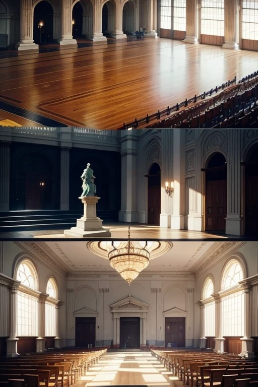 Characters stand in a large room with statues, screenshot from the anime film, anime movie screenshot, Screenshot of the 2012 animation, in the anime film, TV animation stills, Still from anime, Kuro anime screenshots, anime movie scene, Today’s recommended anime  still, anime scene, fire emblem three houses