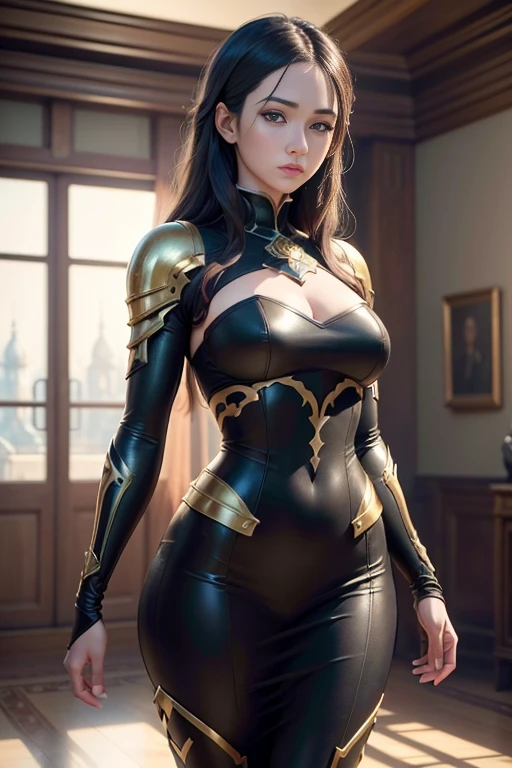 A person standing in a large room with statues, (animated movie screenshot, animated film screenshot, 2012 animated film screenshot), In an animated movie, TV animation still, or from an anime, Juro anime screenshot, anime movie scene, today's recommended anime still, anime scene, Fire Emblem Three Houses. (best quality, 4k, 8k, highres, masterpiece:1.2), ultra-detailed, (realistic, photorealistic, photo-realistic:1.37), HDR, UHD, studio lighting, ultra-fine painting, sharp focus, physically-based rendering, extreme detail description, professional, vivid colors, bokeh, portraits, landscape, horror, anime, sci-fi, photography, concept artists, vibrant color palette, dramatic lighting.