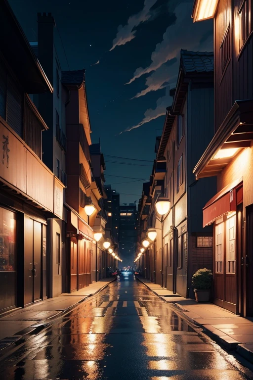 (best quality,4k,8k,highres,masterpiece:1.2),ultra-detailed,realistic:1.37,cityscape,night scene,lit street lamps,Madhouse Studio anime style,Kurou anime screenshot,anime background art,anime-style  landscape,sankakucomplex anime character,animated movie screenshot,2012 anime screenshot,TV anime still shot,HD anime cityscape,night time!!,residential area,random background scenery