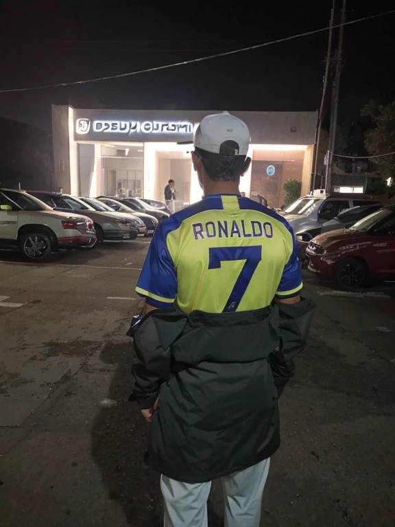 Anime with cristiano ronaldo jersey