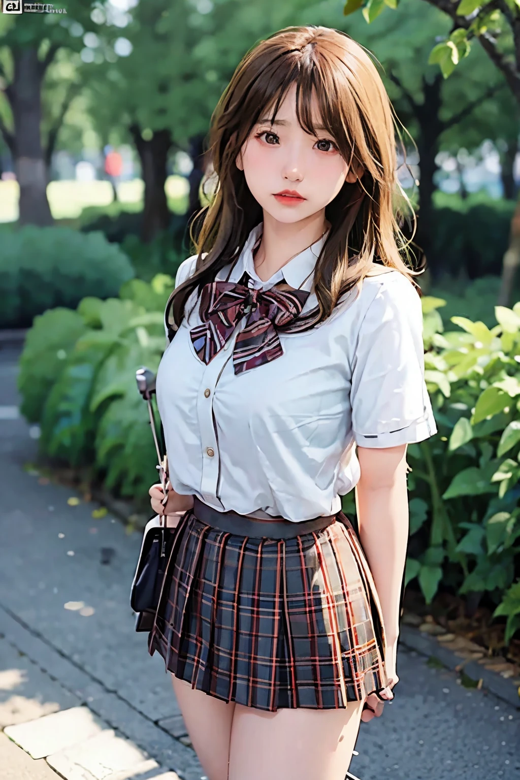 official style, {{momo velia deviluke}},very aesthetic, best quality, intricate, masterpiece, best quality, [[[[[[[[nsfw]]]]], 1 girl, {{upskirt , from front, }}, {{{{{{"skirt rolled up and lifted by wind"}}}}}, {{{wearing {panty {fully exposed} }}}}, {intricated and detailed panty,side-tie pink panty} , wind, from front, {{{embarrassed}}}, blush, {{{arms behind back}}}, hide_hands, Flying splashes, Flying petals, super detailed skin, {{{masterpiece}}}, {{{best quality}}}, {{ultra-detailed}}, {illustration}, {solo}, {{an extremely delicate and beautiful}}, {{beautiful detailed sky}}, beautiful detailed eyes, side blunt bangs, hairs between eyes, ribbons, bowties, blank stare, pleated skirt, close to viewer, wind, school girl, portrait, lens 150mm f1.8, lens flare, depth of field, solo focus, frame out, , shiny skin, stairs, breathe,super detailed skin, shiny skin,shiny hair,gigantic breasts,tight shirt, tight clothes,ultra quality,intricate details,photo realistic,
