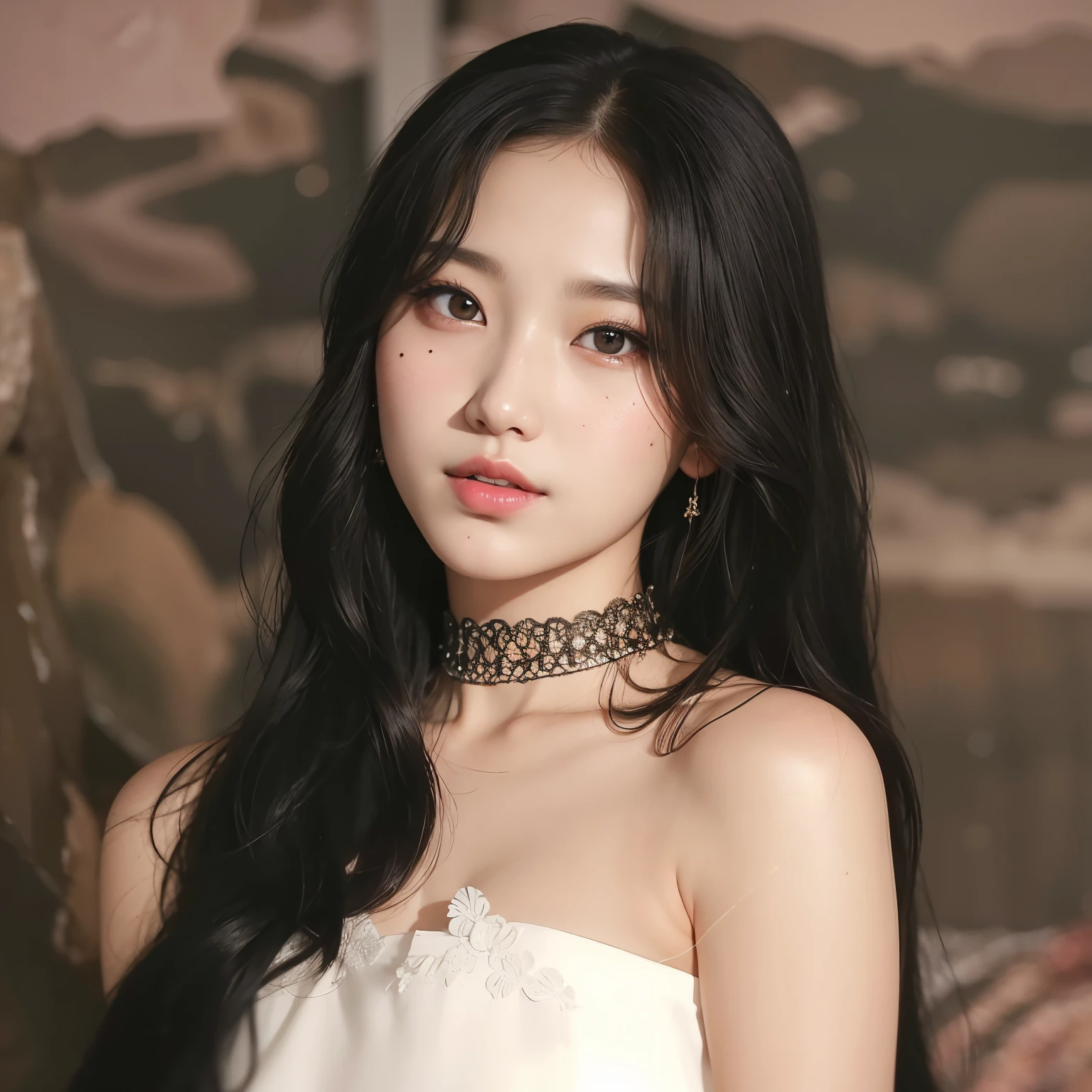 Ulzzang, korean, girl group, HD, best quality,4k,8k,moles, detailed eyes