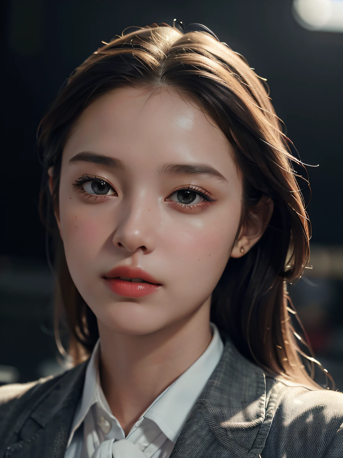 best quality,(RAW photo:1.2),(masterpiece:1.4),(photorealistic:1.4),(highres:1.4), 1girl, depth of field, flight attendant, intricately detailed,8k, extremely detailed, perfect lighting, epic background