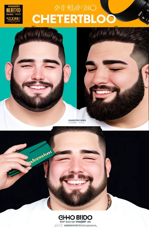 ,Rosto gordo, gordinho e barbudo, Concentrado, visual chave, intrincado, altamente detalhado, lineart preciso, Vibrando, Comprehensive cinematomatics, Griffiths Carne Bovina, Conrado Roset, (o retrato mais bonito do mundo:1.5) cena de fundo popart, Centered photography Laughing expression of great happiness.