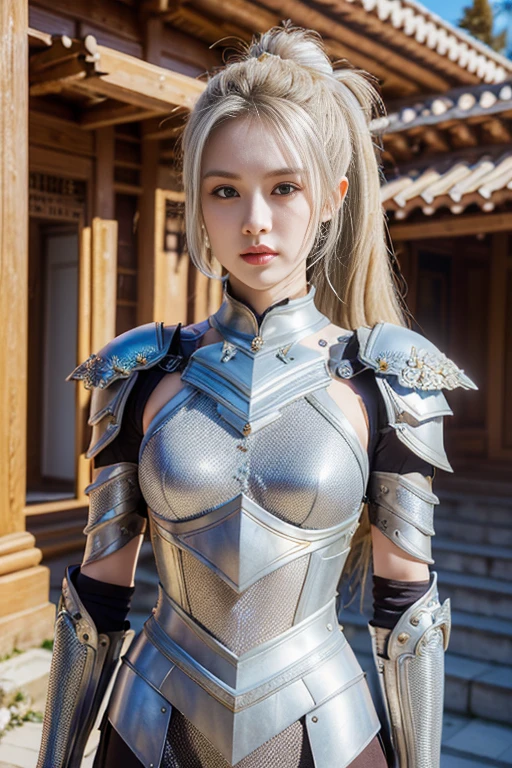 (8K, best quality:1.2), beautiful long hairs, crazy long hairs, super long hairs, long hair, crazy long hairs, super long hairasterpiece:1.37), (photo, photorealistic:1.37), (ultrahigh-res), half body, walking pose, shot from front, slow motion, female paladin wearing the full body, (light silver armour:1.2),(ornately decorated armor), (insanely detailed, bloom:1.5), (highest quality, Alessandro Casagrande, Greg Rutkowski, Sally Mann, concept art, 4k), (analog:1.2), (high sharpness), (detailed pupils:1.1), detailed face and eyes, Masterpiece, best quality, (highly detailed photo:1.1), (long blonde Hair, ponytail,ecstatic:1.1), (young woman:1.1), sharp, (perfect body:1.1), realistic, real shadow, 3d, (temple background:1.2), arms crossed over the chest
photographed by Canan EOS R6, 135mm, 1/1/2.8, ISO 400