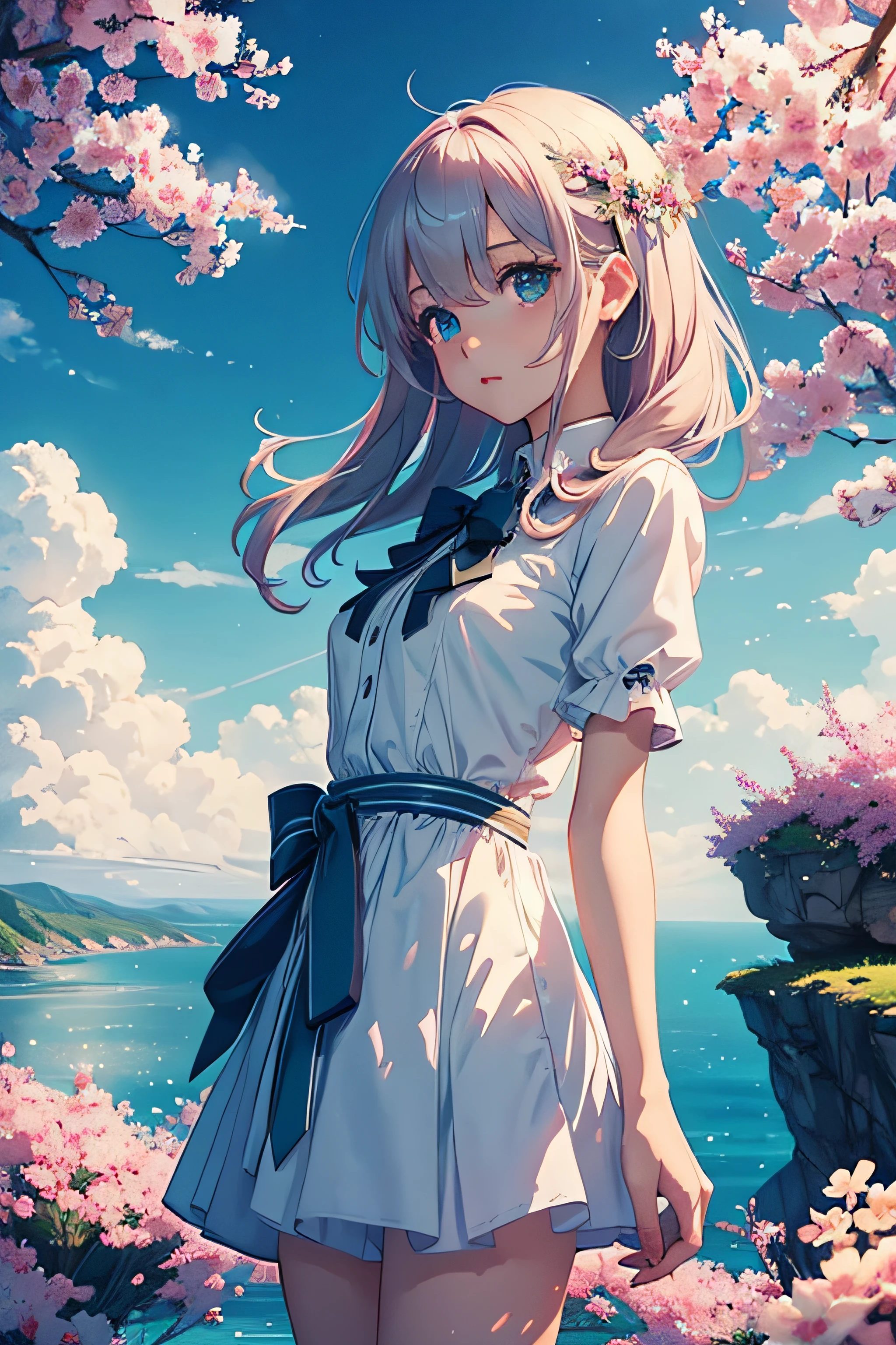 {mesmerizing}, {top-notch}, {1girl}, charming, brilliant, anime, dreamy, soft pastels, fantasy landscape
