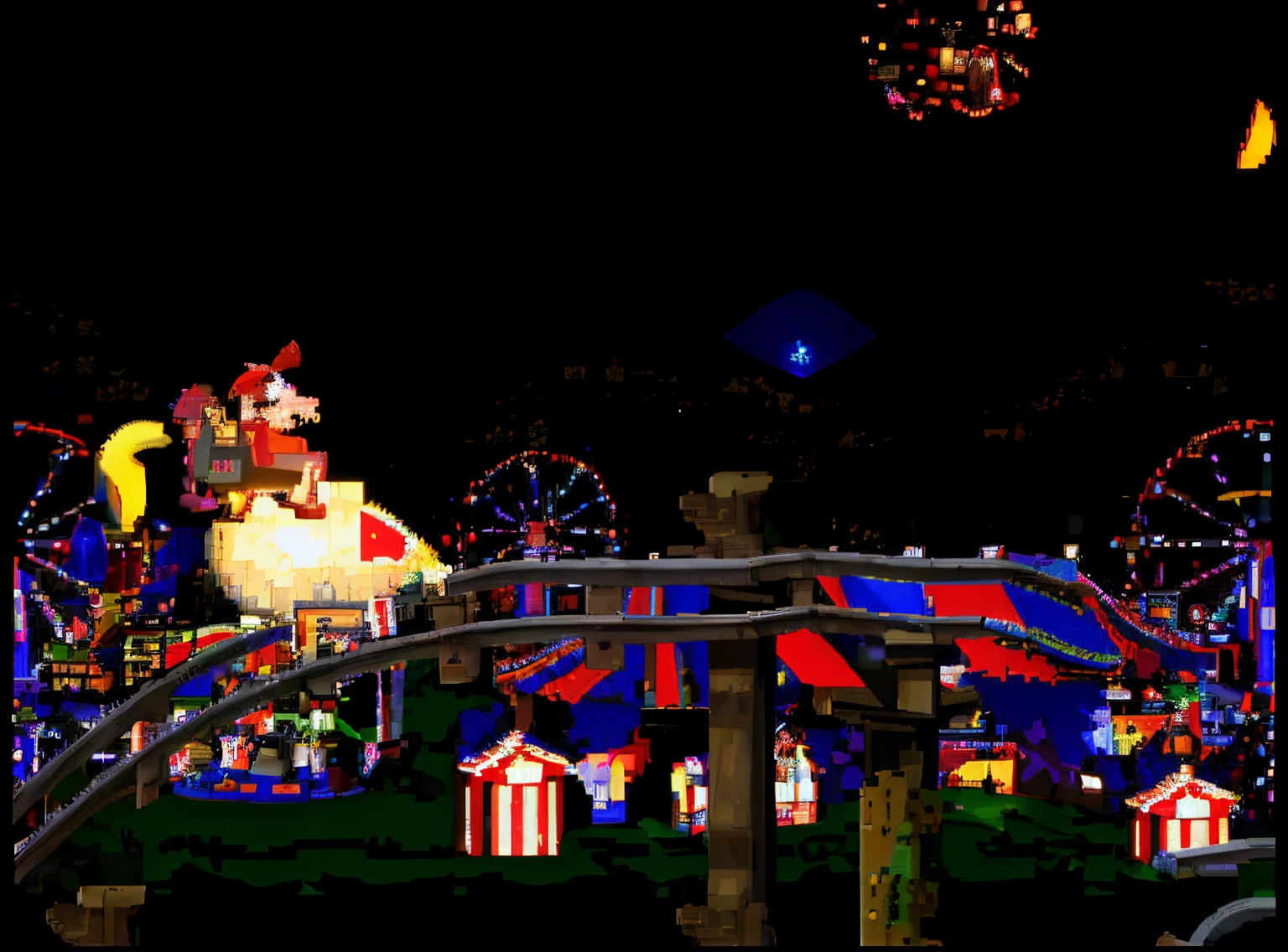 There is a little boy riding a toy horse on a carousel., Country of Donkey Kong, Banjo Kazooie, Donkey Kong slips on a banana, PSX captura de pantalla, lsd psx dream emulator, Donkey Kong, Captura de pantalla del videojuego de 1994, Captura de pantalla del videojuego de 1993, Mundo de payasos, Mario montando una jirafa, Captura de pantalla de SNES