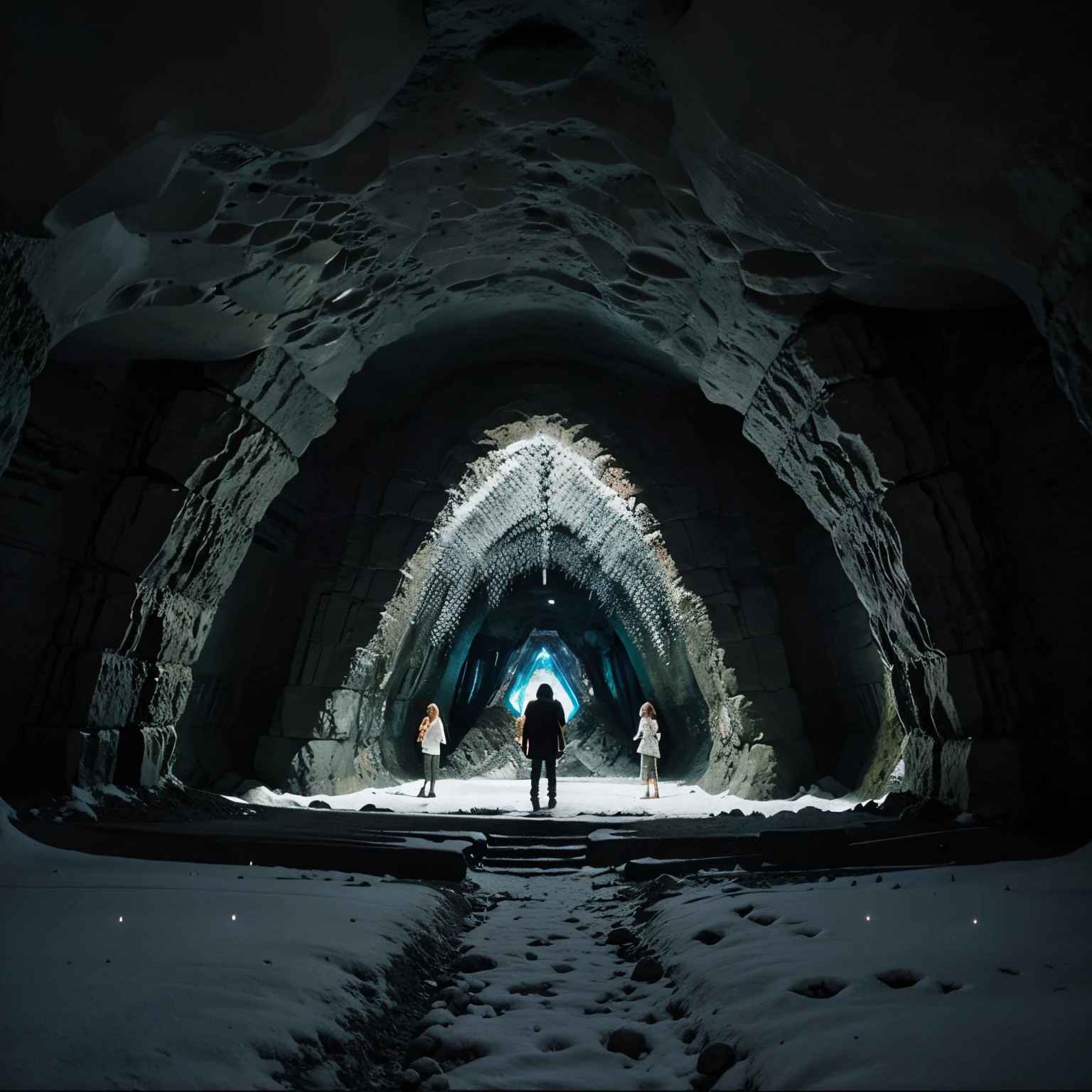 Crystal caves with crystals in them,