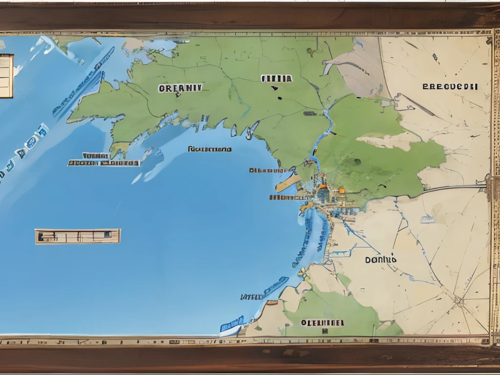 Map of a small nation