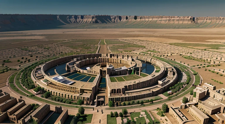 (best quality, ultra-detailed, realistic) mesopotamia city