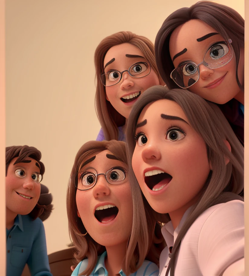 Estilo Pixar, alta qualidade
