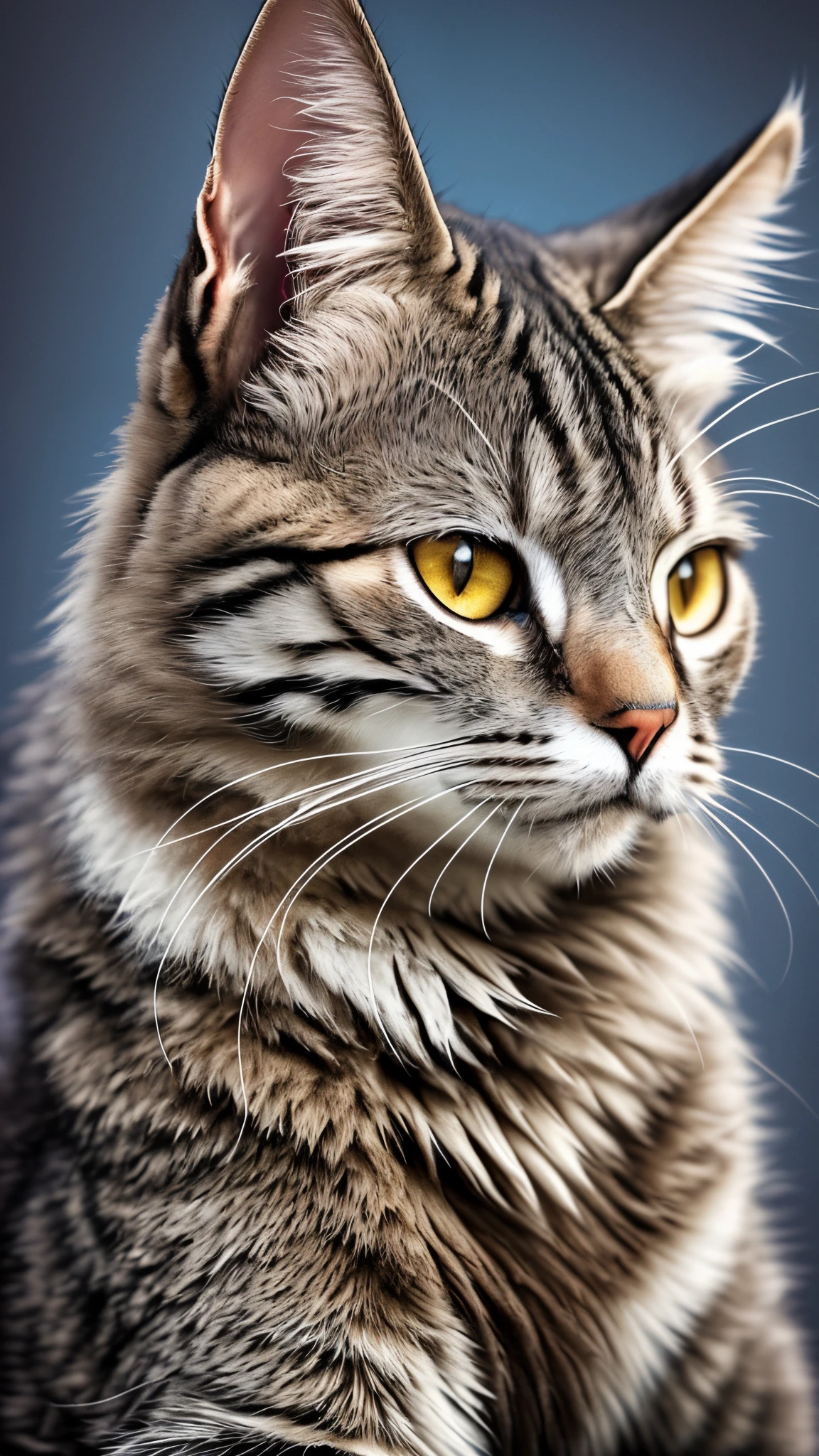 a beautiful cat in Christmas clothing ((SFW)), Furry Art, Photorealistic Photo Masterpiece Realistic Realism Photorealism High Contrast Photorealistic Digital Art Trending in Artstation 8k HD High Definition Detailed Detailed Skin Texture Hyper-Detailed Realistic Skin Texture Armor Best Quality Ultra High Resolution, (Photorealistic: 1.4), High Resolution --auto --s2