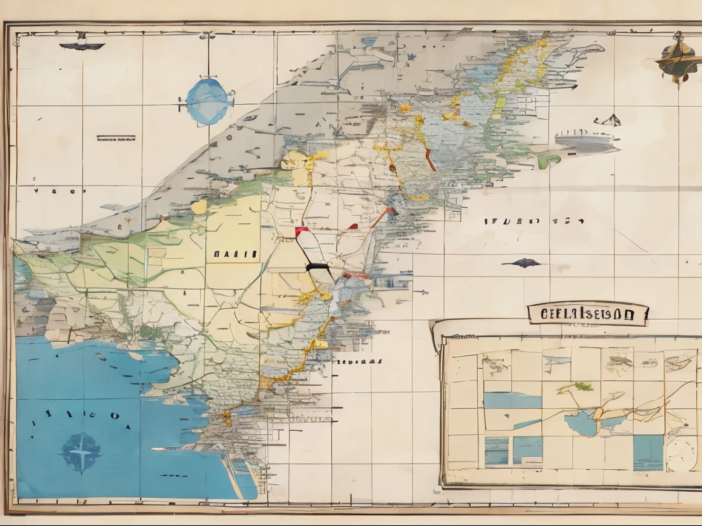 Map of a small nation